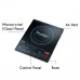 Prestige PIC 6.0 V3 2000-Watt Induction Cooktop with Touch Panel, Black